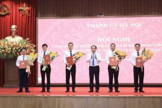 Hà Nội điều động, bổ nhiệm nhiều cán bộ chủ chốt