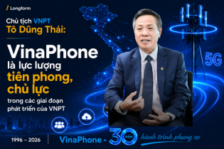 [Longform] Chủ tịch VNPT Tô Dũng Thái: VinaPhone là lực lượng tiên phong, chủ lực trong các giai đoạn phát triển của VNPT