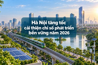 Hà Nội tăng tốc cải thiện chỉ số phát triển bền vững năm 2026