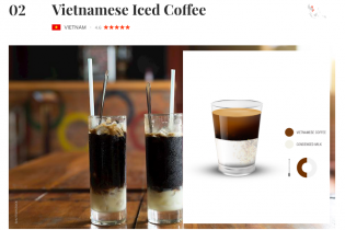 Cà phê sữa đá Việt Nam được vinh danh trong top ngon nhất thế giới