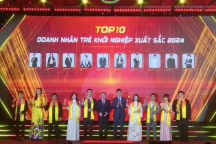 Công bố Top 10 doanh nhân trẻ khởi nghiệp xuất sắc 2024