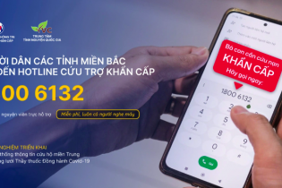 Ra mắt tổng đài tiếp nhận thông tin cứu trợ khẩn cấp 18006132