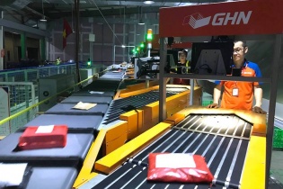 Giao Hàng Nhanh chi 4 triệu usd cho hệ thống phân loại 30.000 đơn hàng/giờ