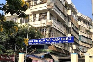 TP.HCM: Kiến nghị tháo dỡ khẩn cấp chung cư nghiêng giữa quận 1