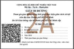 Sở Giao thông TP.HCM hướng dẫn cấp giấy đi đường cho người trong ngành giao thông vận tải