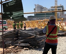 Bình Dương: Sập cẩu tại dự án đang thi công, 3 người chết