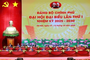 Chùm ảnh: Phiên trù bị Đại hội Đảng bộ Chính phủ lần thứ I