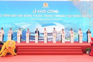 Khởi công sân vận động 60.000 chỗ ngồi hiện đại nhất Việt Nam tại Hưng Yên