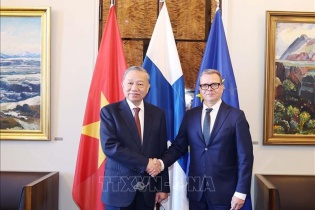 Tổng Bí thư Tô Lâm hội kiến Thủ tướng Phần Lan Petteri Orpo