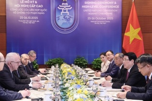 Chủ tịch nước Lương Cường tiếp Tổng Công tố Liên bang Nga A.V. Gutsan