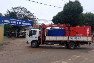 Cấp tốc hỗ trợ thiết bị dự trữ cho Huế ứng phó khẩn cấp với mưa lũ