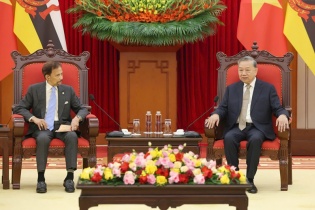 Tổng Bí thư Tô Lâm tiếp Quốc vương Brunei