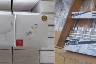Bắt giữ lượng lớn thuốc lá Lambert & Butler và tai nghe Apple giả mạo nhãn hiệu