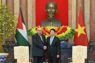 Chủ tịch nước Lương Cường tiếp Chủ tịch Hạ viện Jordan thăm Việt Nam