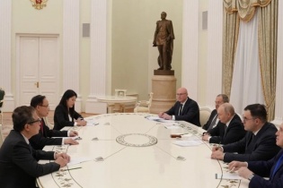 Đặc phái viên của Tổng Bí thư Tô Lâm hội kiến Tổng thống Nga Putin