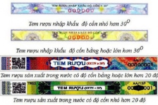 Phát hành 9,3 triệu tem điện tử để quản lý rượu nhập khẩu