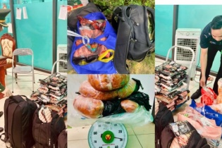 Lực lượng Hải quan thu giữ hàng chục tấn thực phẩm bẩn