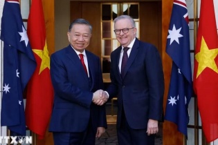 Việt Nam - Australia nhất trí đưa quan hệ Đối tác Chiến lược Toàn diện vào chiều sâu