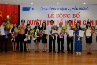 Bổ nhiệm 42 Phó Giám đốc Trung tâm Kinh doanh VinaPhone phía Bắc