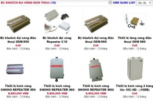 Dùng thiết bị kích sóng di động sẽ bị phạt 30 triệu đồng
