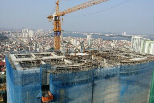 Tràng An Complex hoàn thành cất nóc, bước vào giai đoạn hoàn thiện