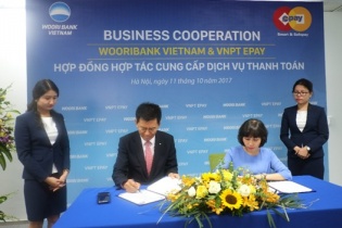 VNPT EPAY và Ngân hàng Woori Việt Nam hợp tác cung cấp các dịch vụ thanh toán trực tuyến