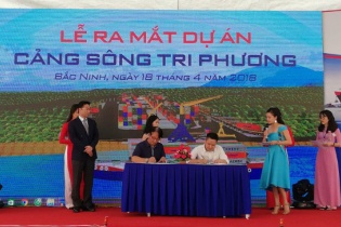 Cảng container đường sông đầu tiên ở Miền Bắc đi vào hoạt động