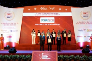 MobiFone lọt Top 500 doanh nghiệp có lợi nhuận tốt nhất Việt Nam năm 2019