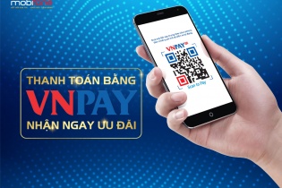 Thanh toán qua VNPAY nhận ngay ưu đãi từ MobiFone 