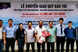 Chuyển giao gần 12,4 tỷ đồng  Quỹ bảo trì tòa 2B Vinata Towers