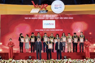MobiFone cán đích doanh thu 30.500 tỷ đồng, lọt Top 50 thương hiệu xuất sắc nhất 2020