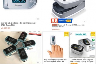 Cảnh báo mua thiết bị đo nồng độ oxy "kẹp tay" trôi nổi trên Internet
