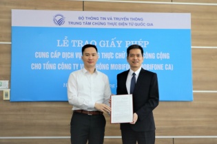 MobiFone gia nhập thị trường cung cấp dịch vụ chứng thực chữ ký số công cộng