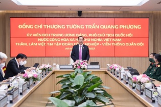 Phó chủ tịch Quốc hội Trần Quang Phương thăm và làm việc với Viettel