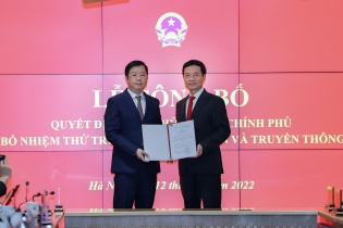 Công bố quyết định bổ nhiệm Thứ trưởng Bộ Thông tin và Truyền thông Nguyễn Thanh Lâm