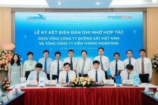 MobiFone hợp tác chuyển đổi số với Tổng công ty Đường sắt Việt Nam