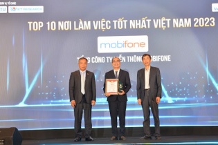 MobiFone lọt top 10 Nơi làm việc tốt nhất ngành Công nghệ thông tin - Viễn thông 2023