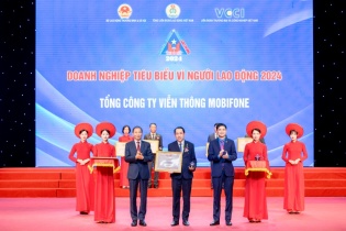 MobiFone được vinh danh là "Doanh nghiệp tiêu biểu vì người lao động năm 2024"