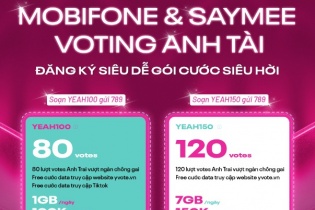 MobiFone chiêu đãi fan Anh Tài bằng 2 gói cước bình chọn