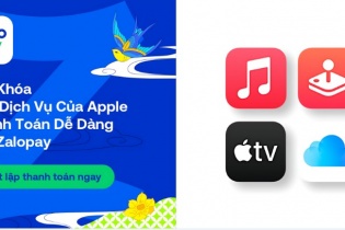 Thanh toán được bằng Zalopay trên App Store và các dịch vụ khác của Apple