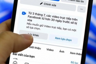 Facebook sẽ xóa video livestream sau 30 ngày