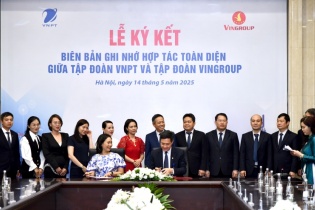 VNPT và Vingroup hợp tác cùng thúc đẩy chuyển đổi kép