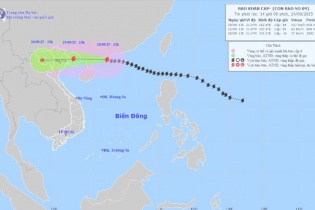 Bão số 9: Mưa lớn, gió giật và cảnh báo lũ Bão số 9: Mưa lớn, gió giật và cảnh báo lũ