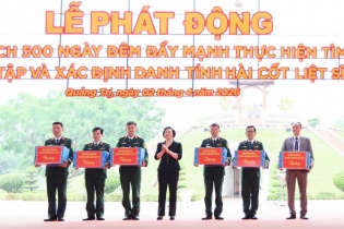 Phát động Chiến dịch 500 ngày đêm tìm kiếm, quy tập, xác định danh tính hài cốt liệt sĩ