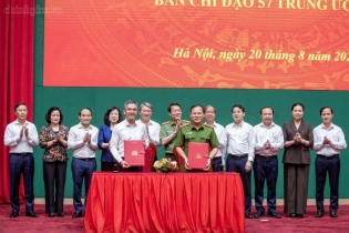 Bộ Công an nhận bàn giao nhiệm vụ Thường trực Ban Chỉ đạo 57 