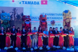 Tamada khánh thành nhà máy 13 triệu USD tại KCN Đình Vũ