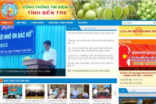 Cổng Thông tin điện tử tỉnh Bến Tre bị giả mạo