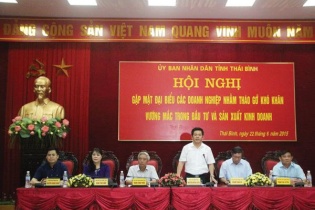 Thái Bình cam kết giải quyết khó khăn cho nhà đầu tư, doanh nghiệp