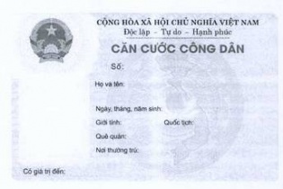 Những tỉnh, thành nào cấp thẻ Căn cước công dân từ ngày 1/1/2016?