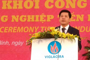 Thái Bình: Khởi công Khu công nghiệp Tiền Hải - Viglacera 446 ha